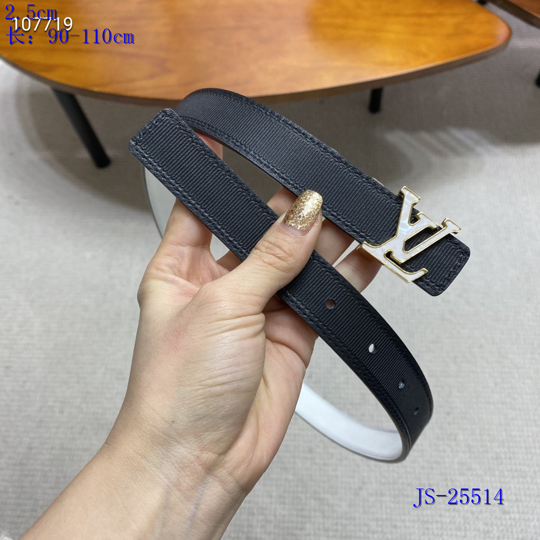 LV Belts 2.5 cm Width 028